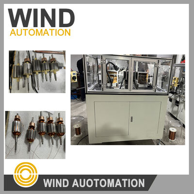 Automatic Armature AC Motor Winding Machine AWG 40 To AWG23 Copper Wire 0.08mm To 0.55mm